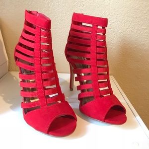 Red Anne Michelle heels